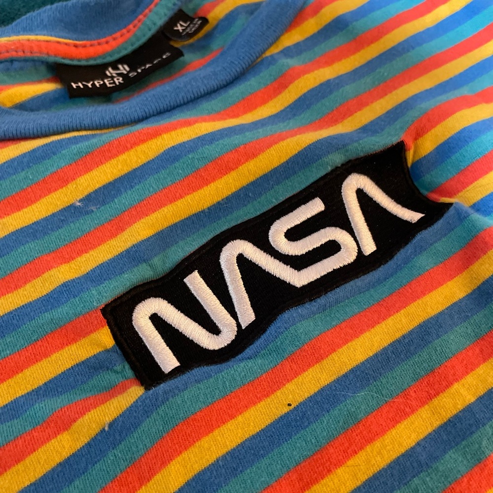NASA Striped T-Shirt